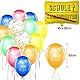 Einschulung Schuleinführung Schulanfang Deko Set, Girlande Alles Gute Zum Schulanfang + Zuckertüten Banner + 18 Luftballon mit ABC 123 Schultüte Motiv + Konfetti + Folienballon für Jungen Mädchen
