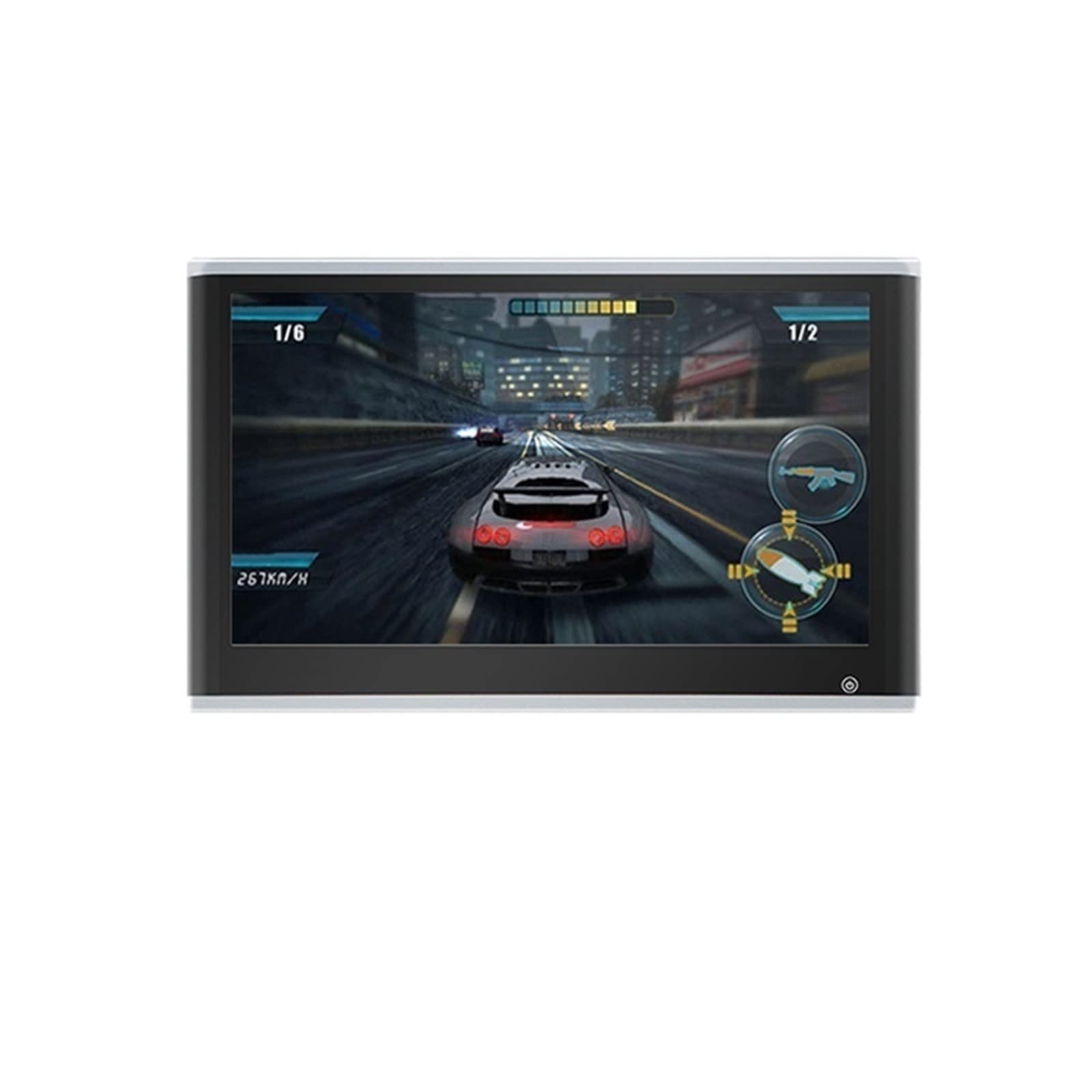 CVFRDD Car Headrest Player 4+64GB Car Headrest Monitor 13.3 Inch Display IPS Touch Screen Multifunction Tablet Video Player(1 PCS Silver 12.5)
