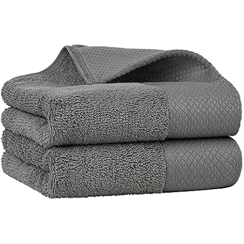 PiccoCasa 100% Cotton Hand Towels Set Cover