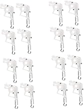 IMIKEYA 16 Peças Cabeça De Cortina Veneziana Varinha Cega Vertical Persianas Horizontais Mecanismo De Inclinação Varinha De Trilho Baixo Tilter Cortinas Pesadas Varinha De Perfil Baixo