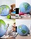 TPZORJX Erde Globus Weltkugel aufblasbar Geographie Weltkarte Wasserball aufblasbar für Garten Strand Pool Wissenschaft Geographie Bildung(16 Zoll)