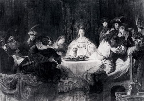 Art Reproduction Rembrandt Samson toile haut de gamme 60x90cm