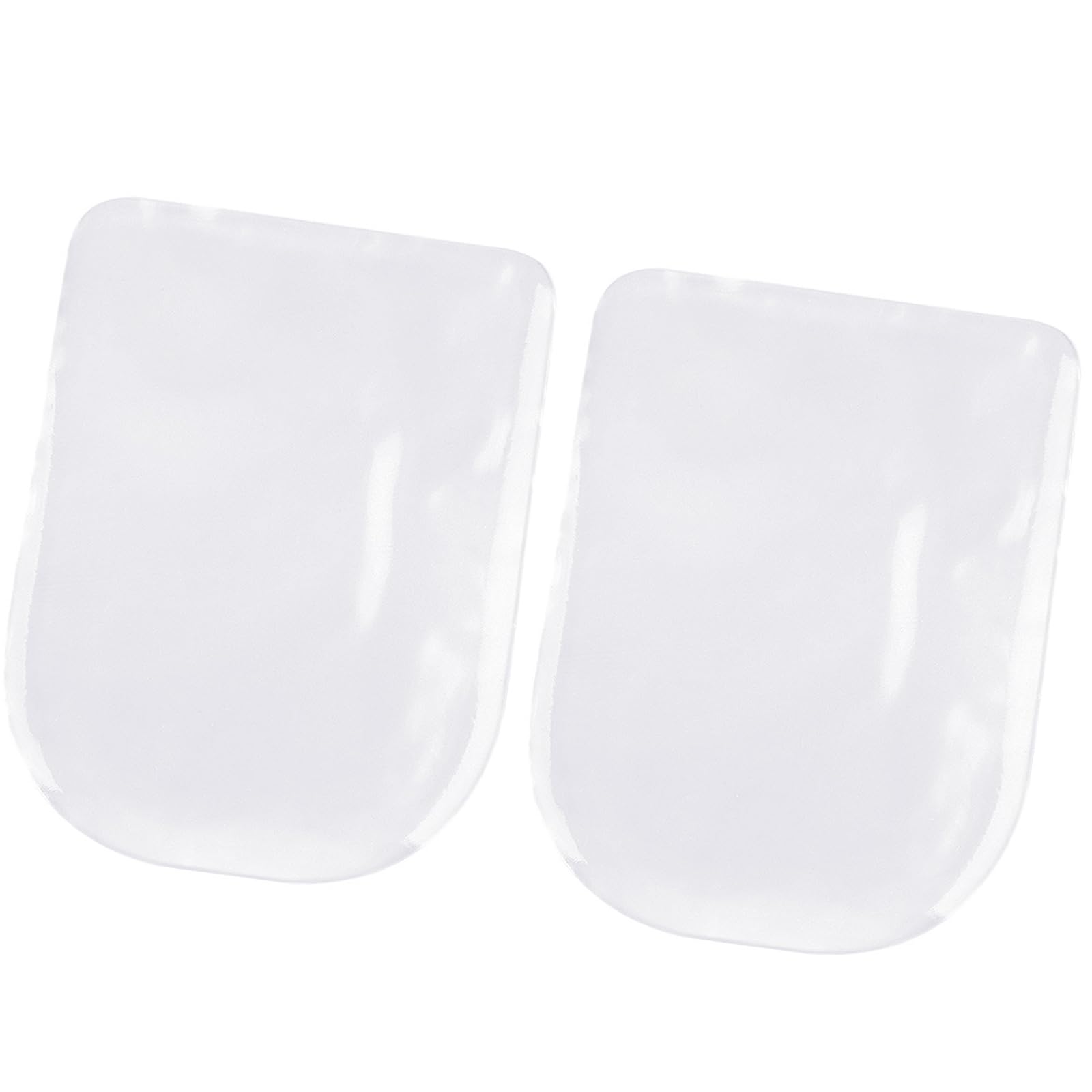 QIAOLIDA 2Pairs Ski Boot Liner Pad Shock Absorption Adhesive Gel Cushioned Shin Protectors For Skiing Snowboarding And Snow Sport