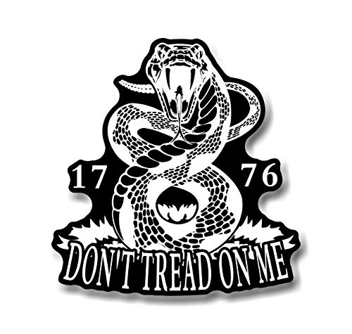 Image of Don't Tread On Me Rattlesnake Liberty Gadsden 1776 American Flag Decal (8 inch)