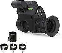 Vista 12 de Monocular de visión nocturna para caza,1080P,Clip en alcance con IR 850nm y 940nm,Alcances de caza infrarrojos para rifles,Iluminador IR con WiFi