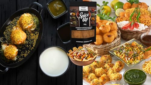 Spice Up Chaat Masala 100g – Chat Masala - Original Indische Gewürzmischung für Chaats, Obstsalat, Snacks & Joghurt – 100 % natürlich, vegan, ohne Zusatzstoffe – Aromafrisch verpackt