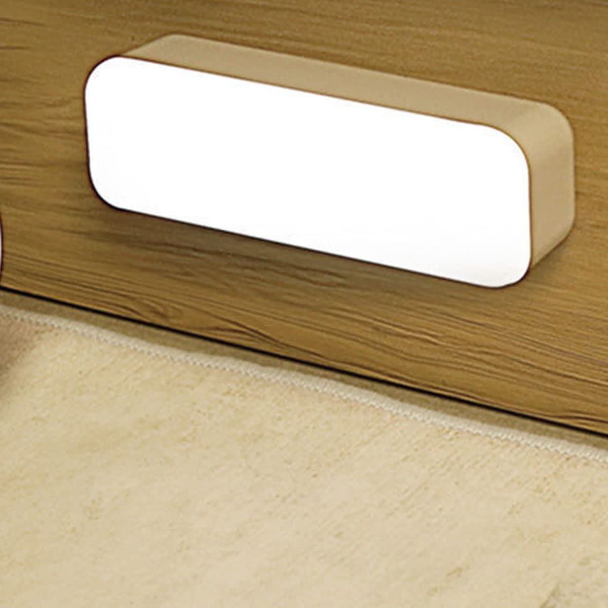 Motion Sensor Wireless Wardrobe Light, LED Closet Light USB Rechargeable Cupboard Lights Under Cabinet Lighting Stick-on Kitchen Stairs Hallway (Cold White)