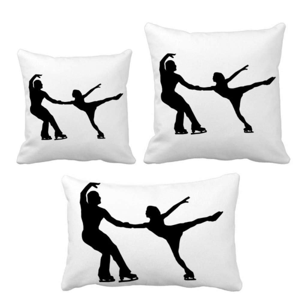 Housse de coussin Skating Idée Cadeau Idéale pour Passionné de Sport