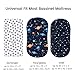 PHF 3 Pack Soft Bassinet Sheets, Space Breathable Comfy Cradle Sheets for Baby Boys Girls Neutral, No Slip Universal Fit for Most Cradle and Bassinet Mattress, Space