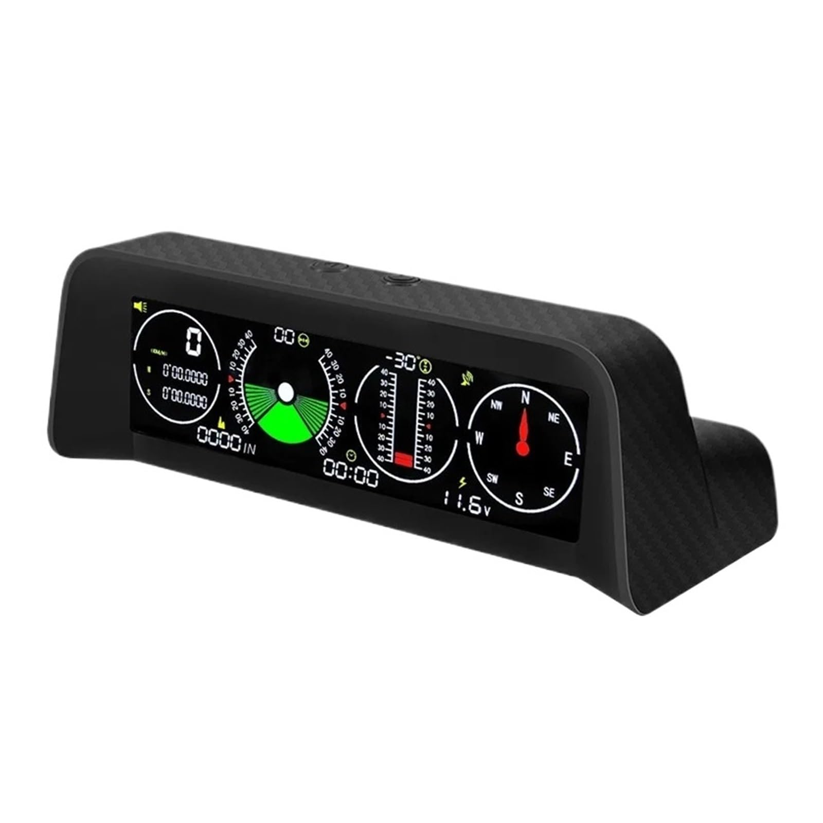 Velocímetro Digital GPS X90, Pantalla HUD Head Up MPH KM/H, Inclinómetro, Transportador, Brújula, Latitud, Longitud, Medidor De Altitud para todos los vehículos