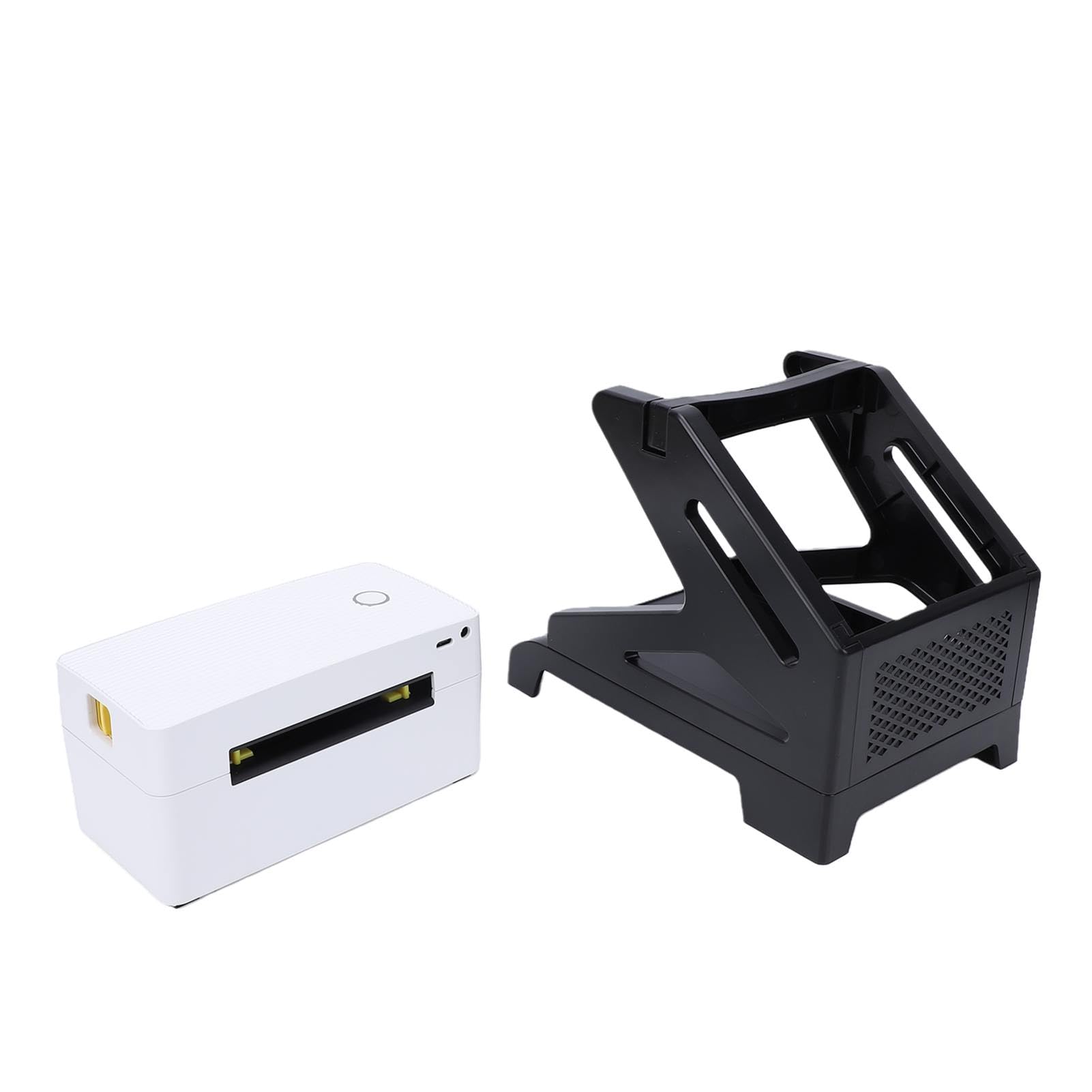 Jectse Stampante per Etichette Bluetooth Etichettatrice Termica per Spedizione da 150 Mm/s 203 DPI con Rilevamento Automatico della Carta per Etichette di Spedizione per Piccole (Spina europea)