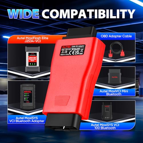2026 Autel CAN FD Adapter, Support CANFD Protocol for GM 2020+, for Ford 2021+, for FCA Cars 2020+, for Toyota 2020+, etc., Work with Autel OBD2 Scanner MK808S MX808S MaxiSys Elite MK908 MS908 MS906BT - Image 6