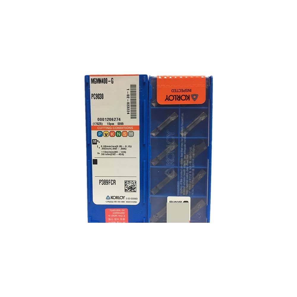 KORLOY 100% originale MGMN MGMN400 G MGMN400-G PC9030 Slot Blade Slotting Tool