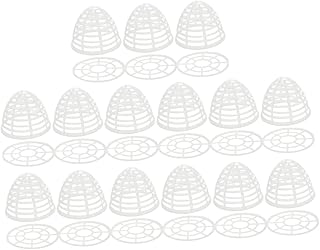 Adorainbow 15 Pçs Pannier Vestido De Plástico Pannier Acessórios Para Boneca Mini Saia Suporte Vestido Babydoll Acessórios Para Boneca Saia Suporte Para Boneca Suporte Saia Saia Para Boneca