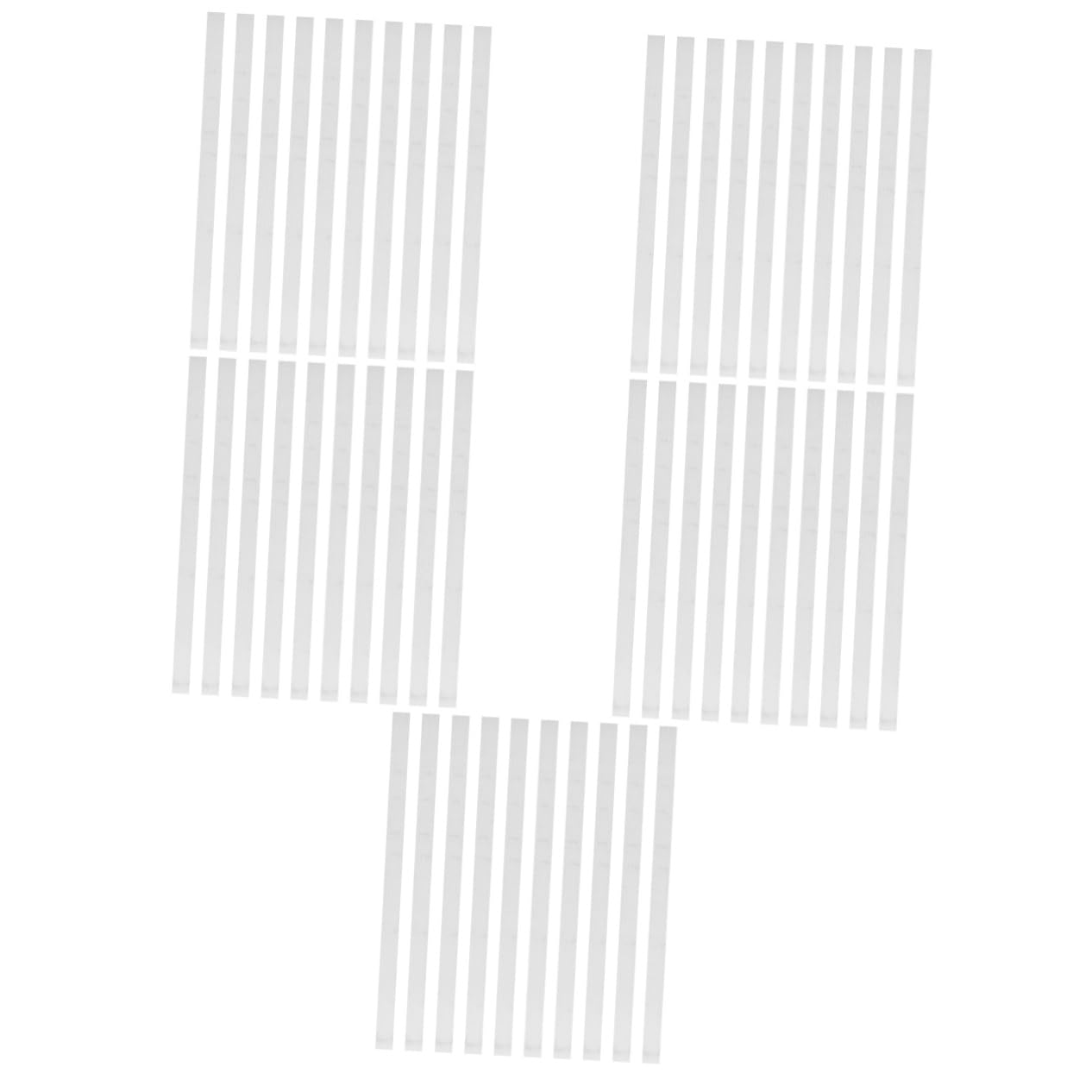 HAPINARY 5sets Book Binding Tape Strips 2-pack Glue Sticks for Crafts Bookmaking Supplies 10pcs*5