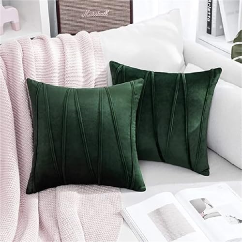 Housse de coussin lavable et ultra solide contre l'usure du velours - 5