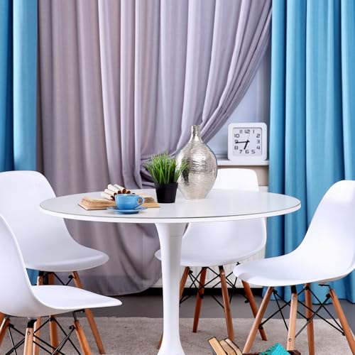 Pushglossy Large Round Acrylic Sheet Clear Acrylic Circle Board Transparent Circle Blank Plastic Disc for Table Top Backdrop DIY Cake Disks Crafts(1/4" X 24")