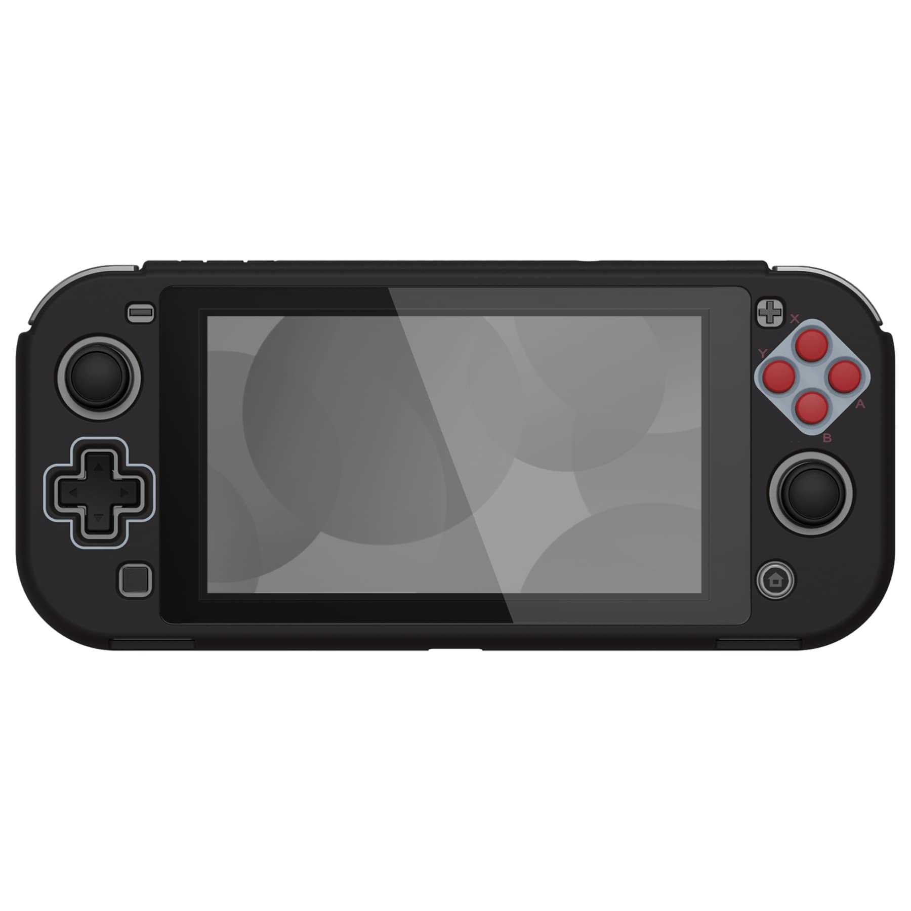 playvital Coque pour Switch Lite Cover Joycon,Accessoire Protection pour Nintendo Switch Lite avec Capuchon Joystick & Protecteur d'Écran Verre Trempé & ZealProtect Boutons-Classique NES
