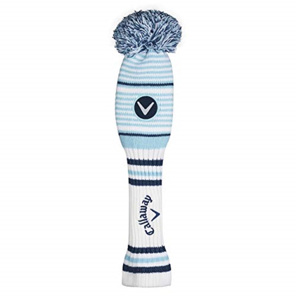 Callaway Golf 2020 Pom Fairway Wood Headcover, White/Light Blue/Navy, One Size, 5520013
