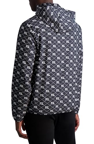 Image of KARL LAGERFELD Men's Bomber Satin Jacket