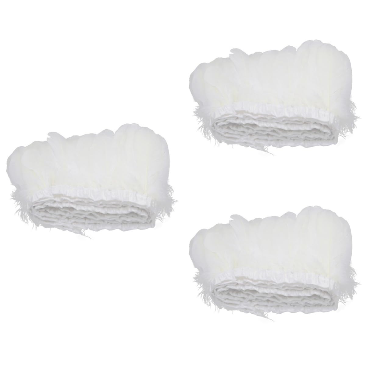 Garniture de frange en plumes d'oie SHINEOFI pour couture haut de gamme