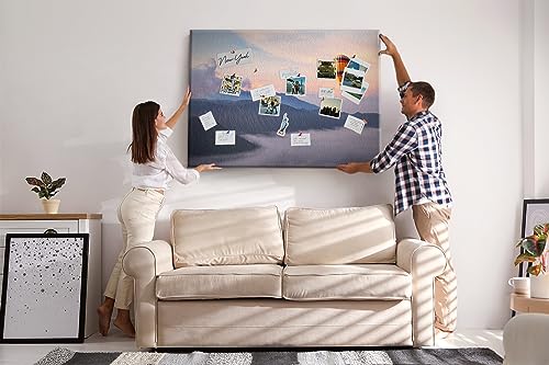 Planche horizontale liège grand format tableau mural bureau maison école