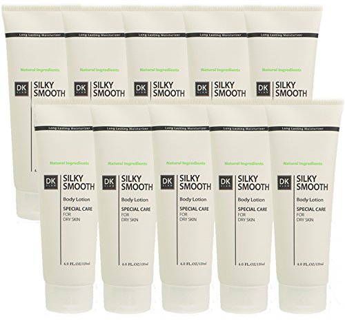 DK ELAN Silky Smooth Body Lotion Pack of 10 New natural moisturizer for dry scaly itchy skin