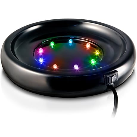 WavePoint Color-Transformer LED Fish Bowl Base (Small)
