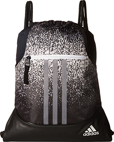adidas Unisex Alliance II Sackpack, White/Black, ONE SIZE