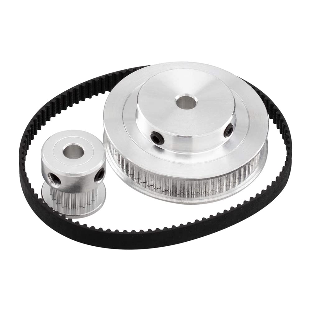 Timing Belt Pulley GT2 60 Teeth 8mm Bore & 20 Teeth 5mm Bore Width 6mm - View #7