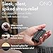 ONO Roller - Handheld Fidget Toy for Adults | Help Relieve Stress, Anxiety, Tension | Promotes Focus, Clarity | Compact, Portable Design (Acupressure, Junior Size - Aluminum)