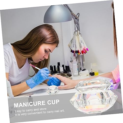 Vaso de Cristal para Lavado de Pinceles de Uñas miniatura 2