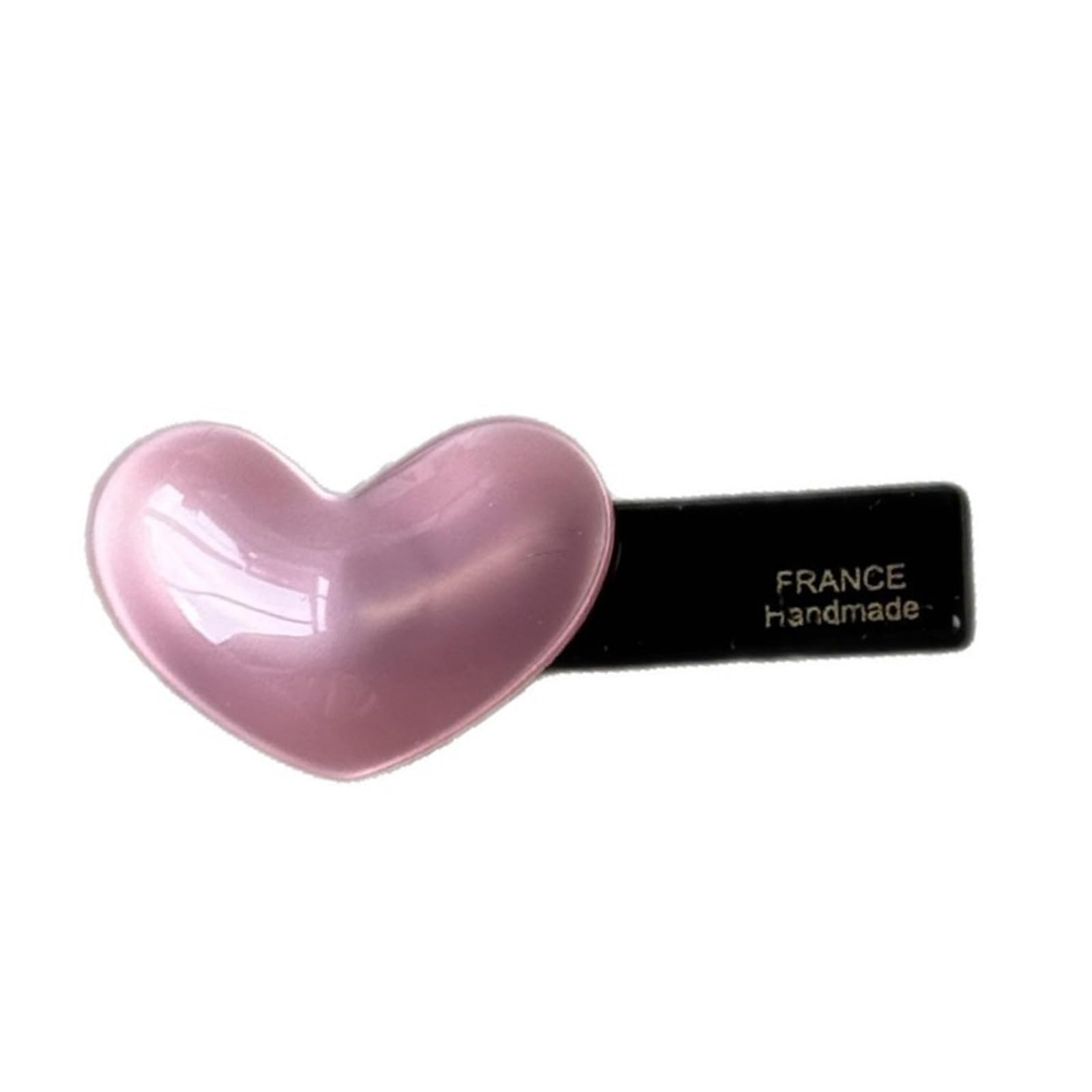 MICFENY Love Heart Shape Barrette Side Bangs Hair Clip Acetate NonSlip Design Hairpin For Women Teens Daily Hair Styling Tool