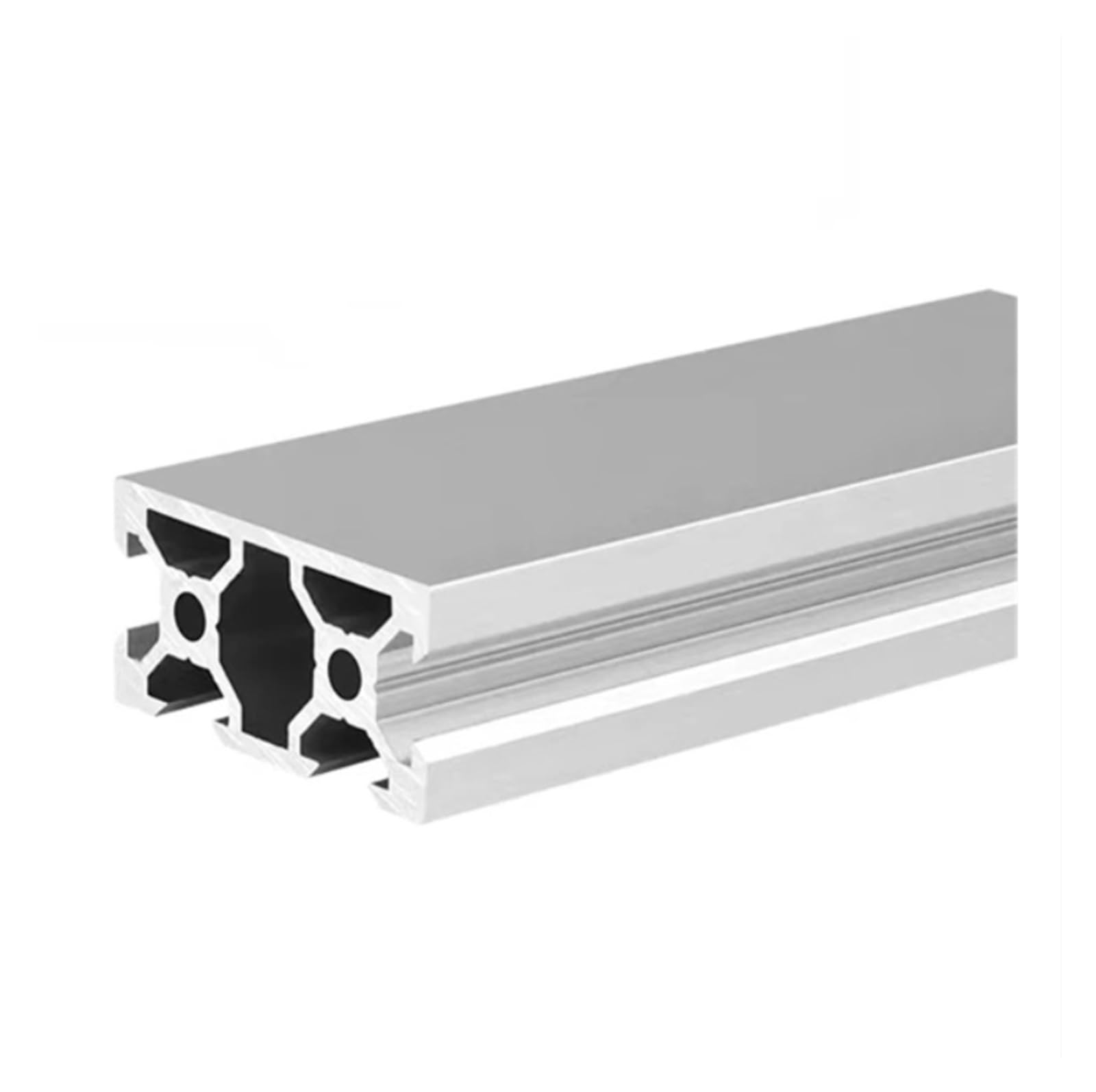 Profilo in alluminio con scanalatura a V 2040V-N1 Binario for stampante 3D in estruso argento 1 pezzo(950mm)