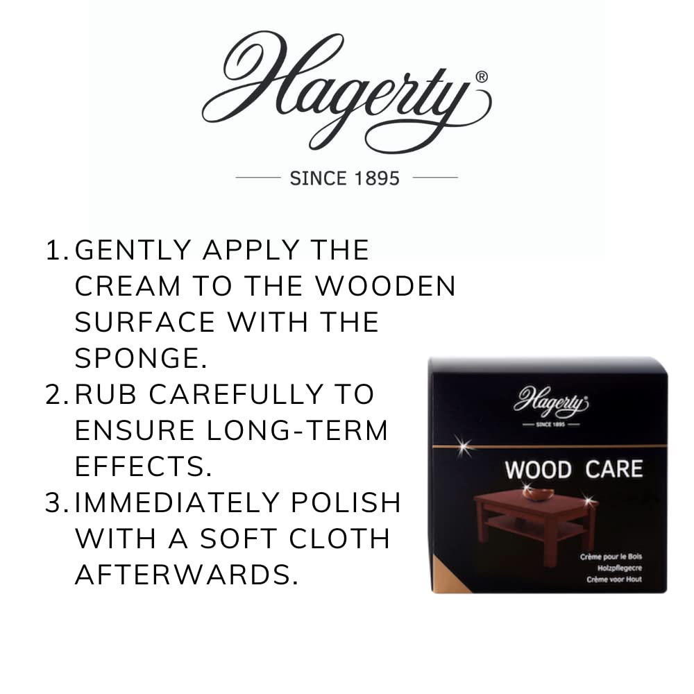 Hagerty Wood Care Crema per la cura del legno 250 ml Detergente per superfici lignee