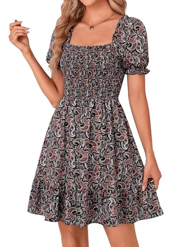 Image of Rooscier Women's Summer Boho Mini Dress