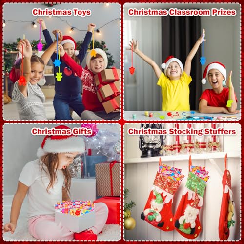 Christmas Stocking Goodie Bag Stuffers for Kids 36 PCS,Holiday Sticky Hands Party Favors Supplies Toys Gifts for Toddlers,Small Non Candy Treat Bag Fillers,Class Games Activities Prizes for Boys Girls - image 6