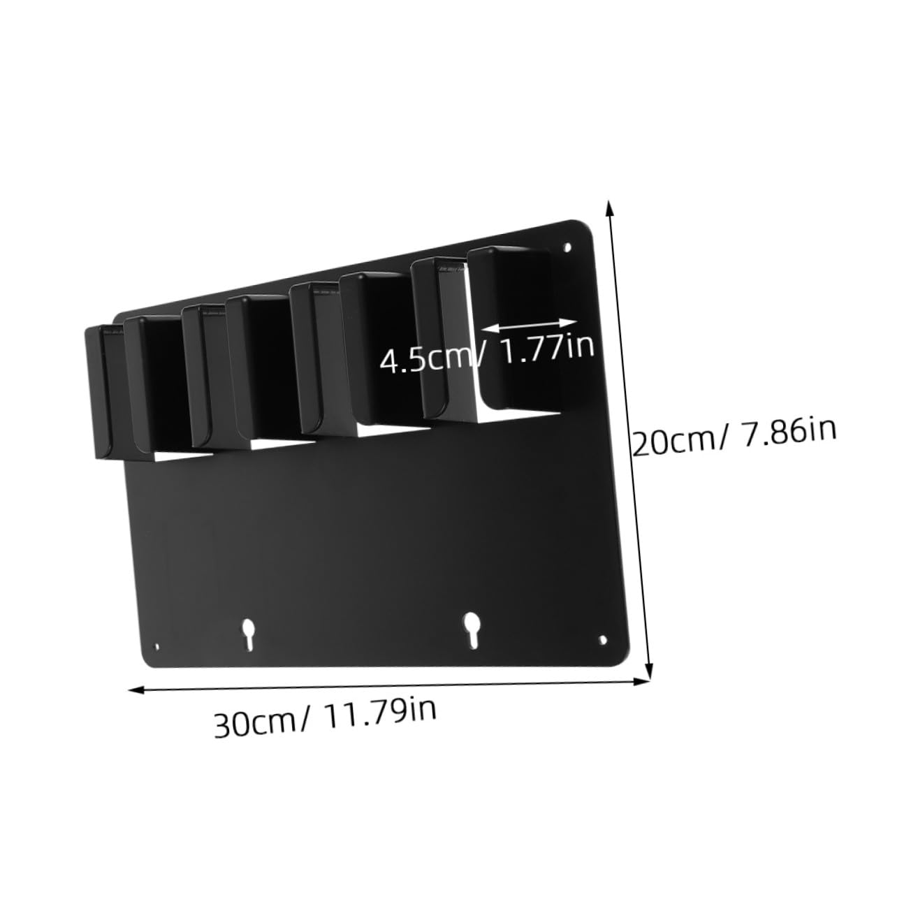 3 Piezas Soporte para Cortapelos de Peluquería Negro Antideslizante Organizador de Herramientas Pared Compatible con Varias Diseño para Barberías y Salones Profesionales