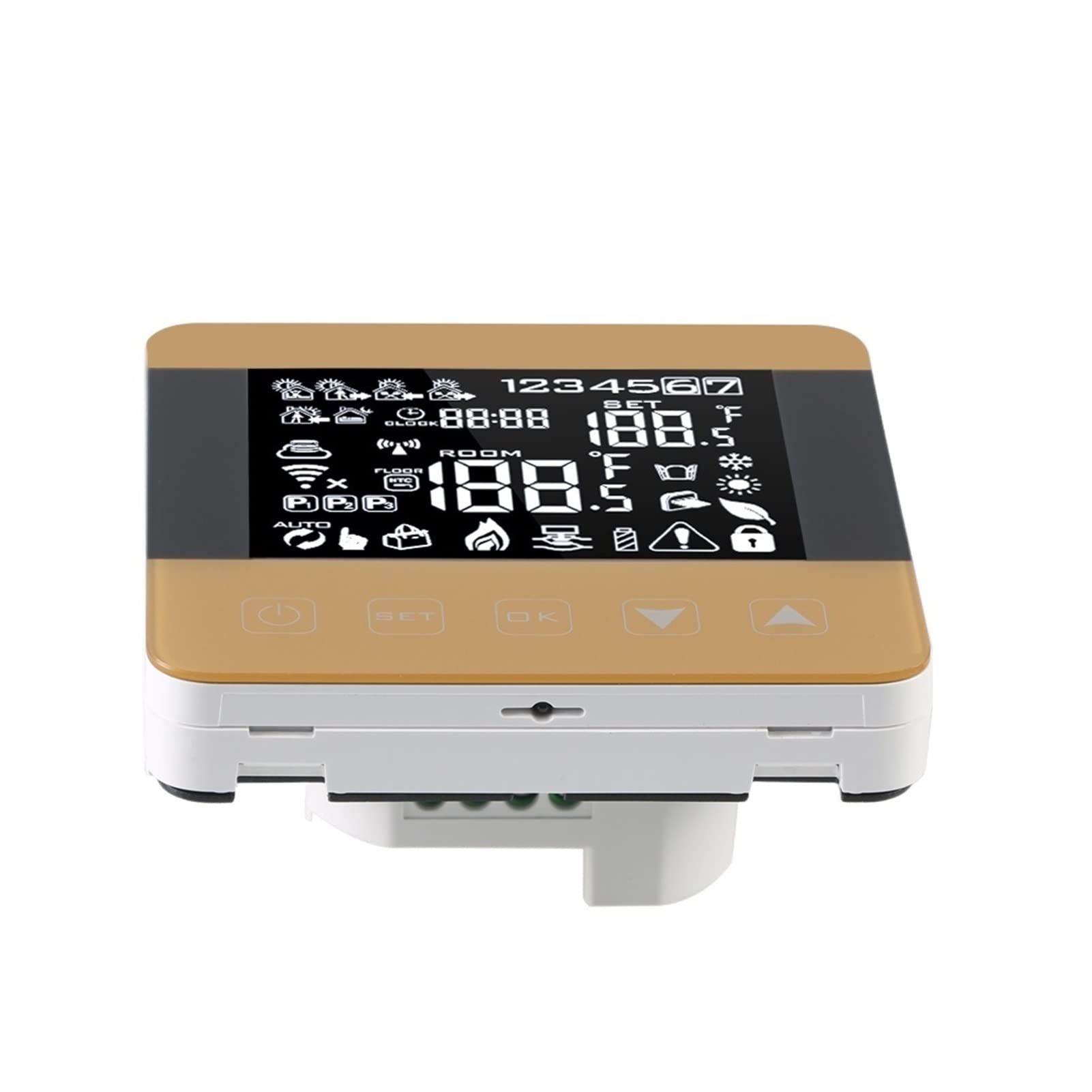 Czujnik termometru, Strona główna Smart Thermostat Programowalna zima do Wody/Podgrzewanie Ogrzewania Ochrony Ochrania(WIFI 3A)
