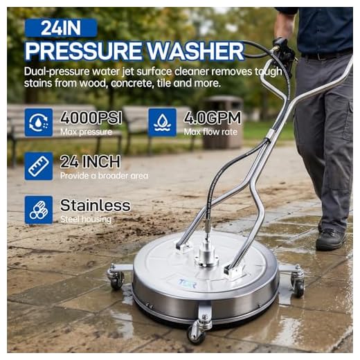 TOR 24" Pressure Washer Surface Cleaner