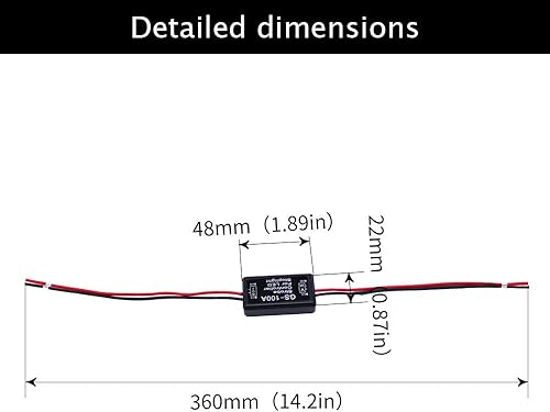 Miniatura 5 de HUIQIAODS Controlador estroboscópico de flash para luz de freno LED, luz de parada trasera para automóvil de 12-24 V, luz de parada LED de freno