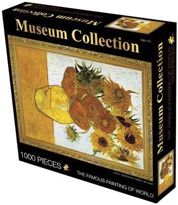 Museum Collection 1000-Piece Vincent Van Gogh “Sunflowers” Jigsaw Puzzle 63152-1