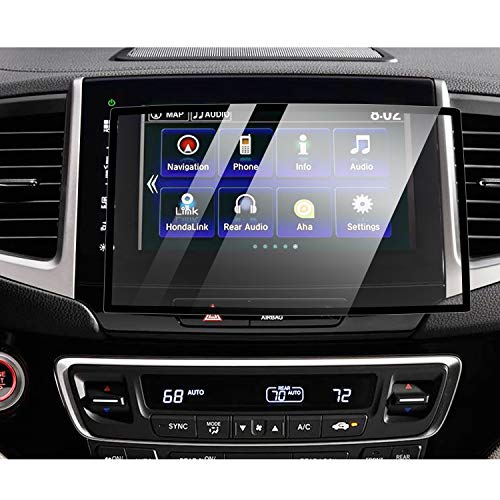 YEE PIN 2020 Ridgeline Screen Protector for 2017 2018 2019 2020 Ridgeline RT RTS Sport RTL RTL-T RTL-E 8-Inch Touchscreen Glass Screen Protector Pilot with Silk-Screen Printing (2017-2020 Ridgeline)