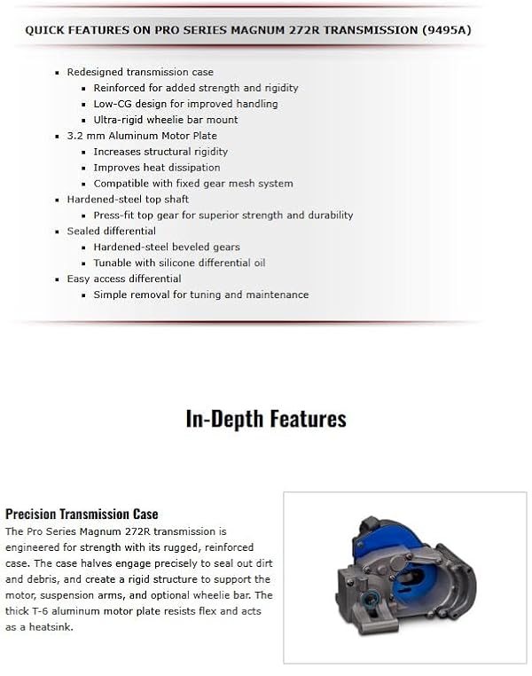 TRA9495A, Pro Series Magnum 272R Transmission by Generic - Image 3