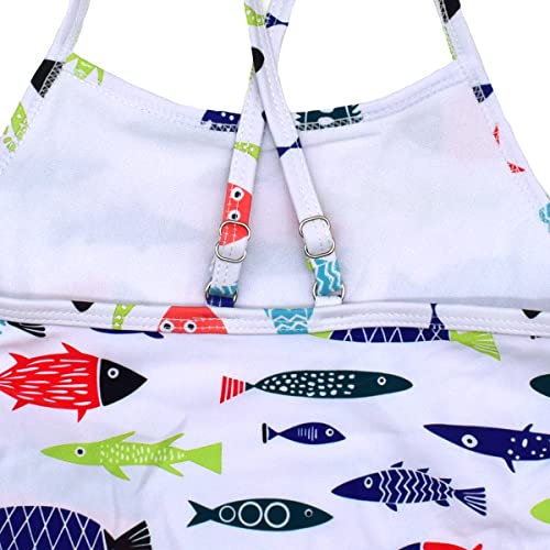 Image of Girls One Pieces Swimsuit Cute Swimwear Bathing Suits 2-12 Years