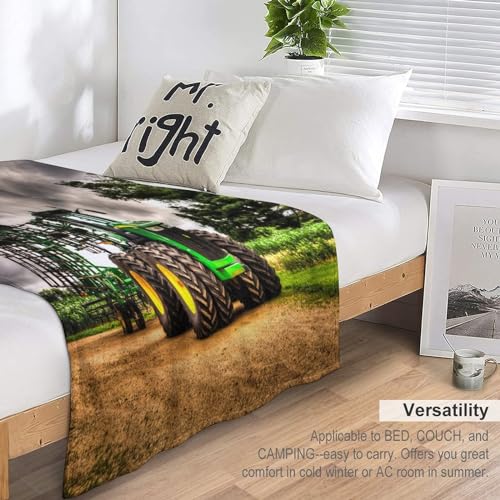 Manta de tractor para proteger el sofá del frío y decorar el dormitorio 7