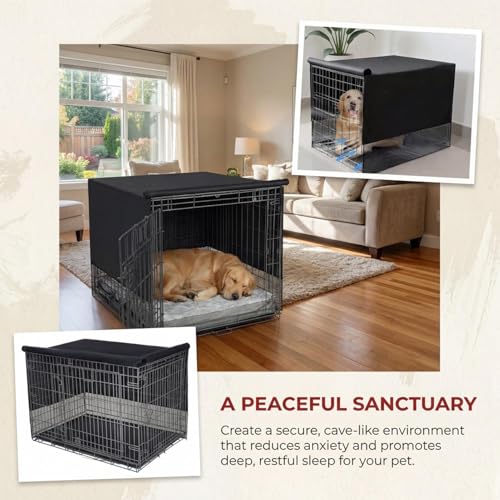 Housse de protection pour cages pour chiens contre le soleil