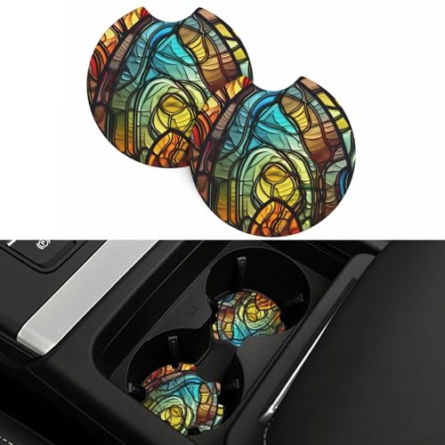 Portavasos de Coche Universal Redondo 2 Pzas Neopreno miniatura 5