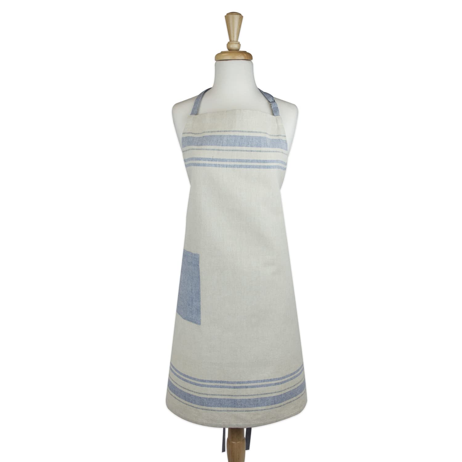 DII Kitchen Collection, Cotton, Nautical Blue, Chef Apron, Lunghezza 32 pollici, Larghezza 28 pollici - Image 3