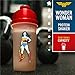 Paladone Superman and Wonder Woman Protein Shakers | Protein for All DC Comic Fans